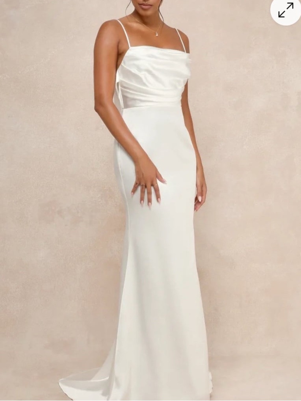 Lulus Lovely Endearment White Satin